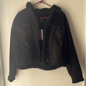 NWT Wild Fable Black Jean Jacket
